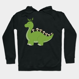 Mushroom Dinosaur Original Design Hoodie